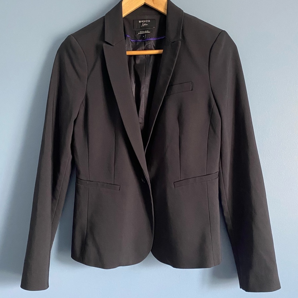 RW&CO. Classic Charcoal Blazer - Picture 1 of 3
